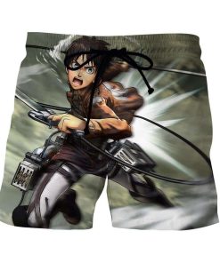 Attack on Titan Angry Eren Yeager Training Corps Boardshorts