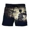 Attack on Titan Eren Yeager Epic Black Blood Stain Boardshorts