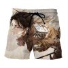 Attack On Titan Captain Levi Dope Style Cool Portrait Short