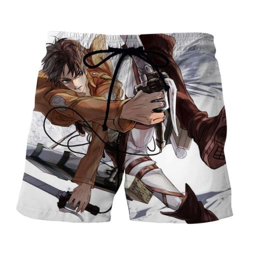 Attack on Titan Eren Yeager Training Corps Uniform Boardshorts