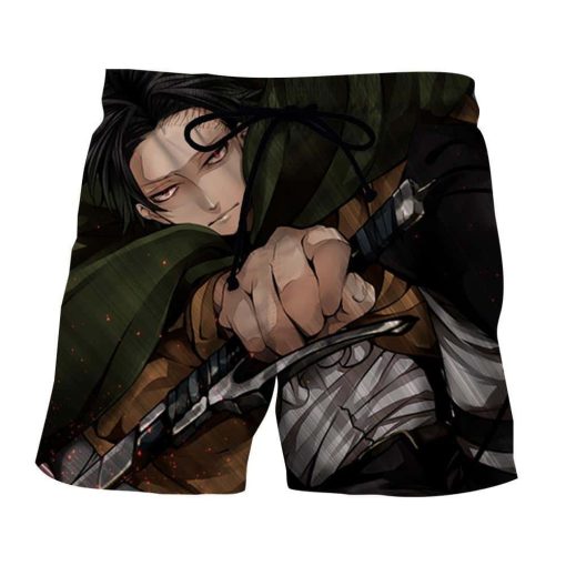 Attack On Titan Deadly Levi Ackerman Killing Swag Short