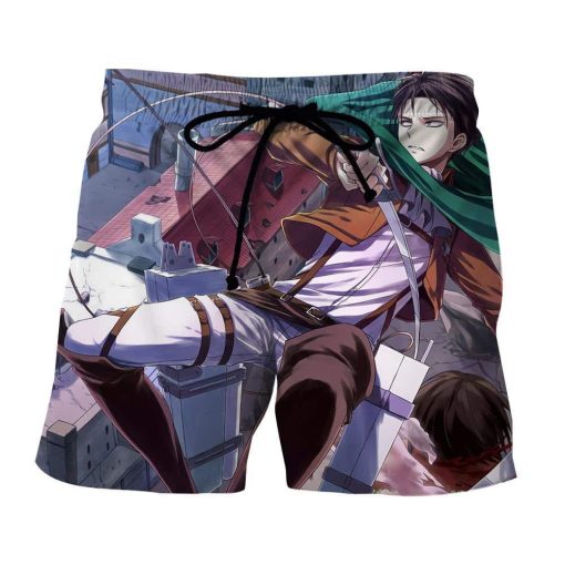 Attack On Titan Captain Levi Ackerman Dope Style Short