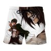 Attack on Titan Levi Ackerman Eren Titan White Boardshorts