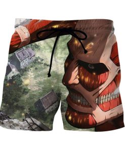 Attack On Titan The Giant Colossus Titan Full Print Short