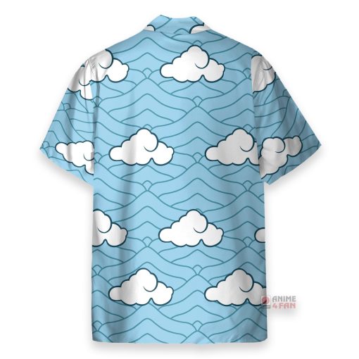 9Heritages 3D Anime Demon Slayer Sakonji Urokodaki Blue Custom Hawaiian Shirt VA307190