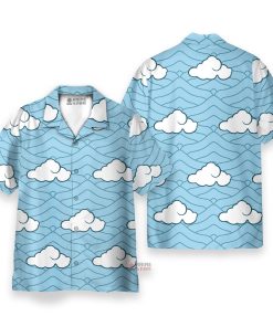 9Heritages 3D Anime Demon Slayer Sakonji Urokodaki Blue Custom Hawaiian Shirt VA307190