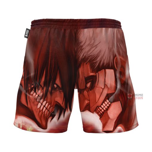 Burning Attack on Titan Board Shorts Swim Trunks VA307219