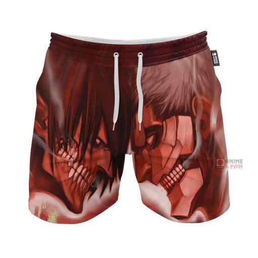 Burning Attack on Titan Board Shorts Swim Trunks VA307219