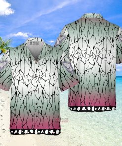 9Heritages 3D Anime Demon Slayer Shinobu Kocho Kimetsu no Yaiba Custom Hawaiian Shirt VA307222