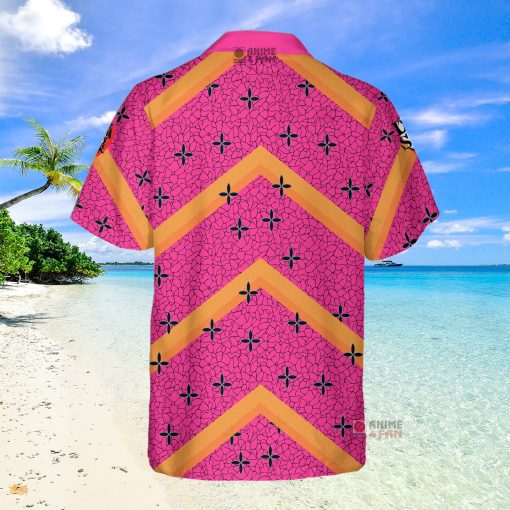 9Heritages 3D Anime Demon Slayer Daki Pink Custom Hawaiian Shirt