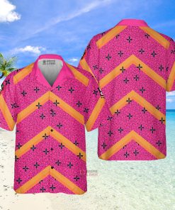9Heritages 3D Anime Demon Slayer Daki Pink Custom Hawaiian Shirt