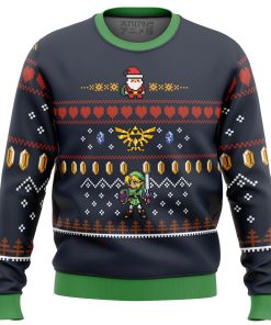 Zelda Santa Link Ugly Christmas Sweater
