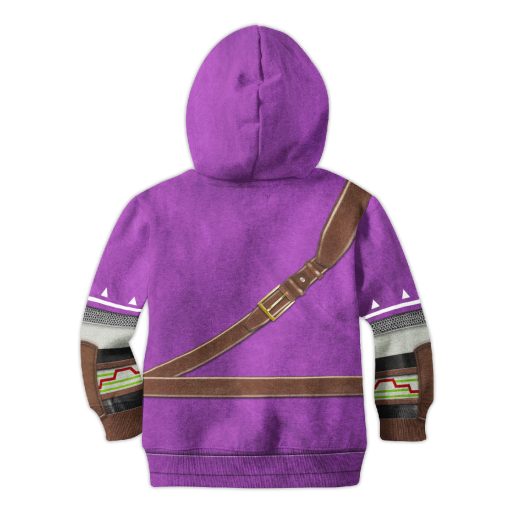 Link Zora Tunic Purple Costume Kid Tops Hoodie Sweatshirt T-Shirt