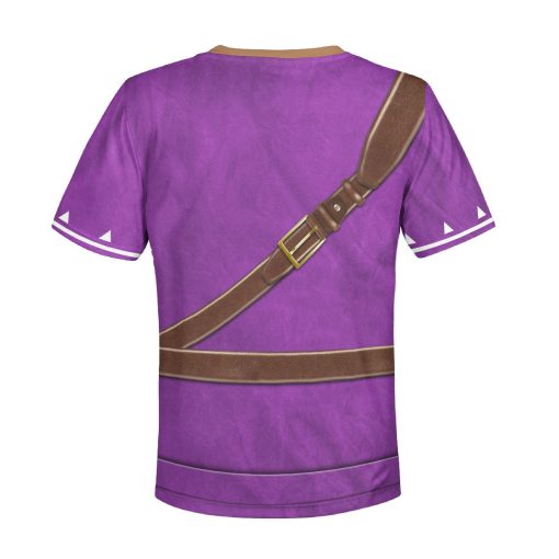 Link Zora Tunic Purple Costume Kid Tops Hoodie Sweatshirt T-Shirt