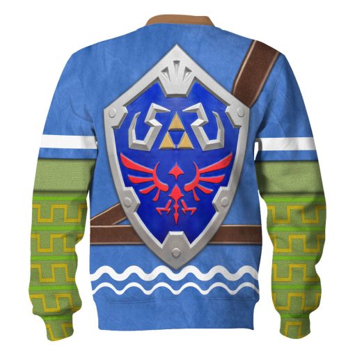 Hero's Clothes - Wind Waker Attire Shield Unisex Hoodie Sweatshirt T-shirt Sweatpants Cosplay