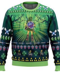 Link Legend of Zelda Ugly Christmas Sweater