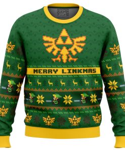 Merry Linkmas Legend of Zelda Ugly Christmas Sweater