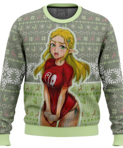 Ahegao Zelda Ugly Christmas Sweater