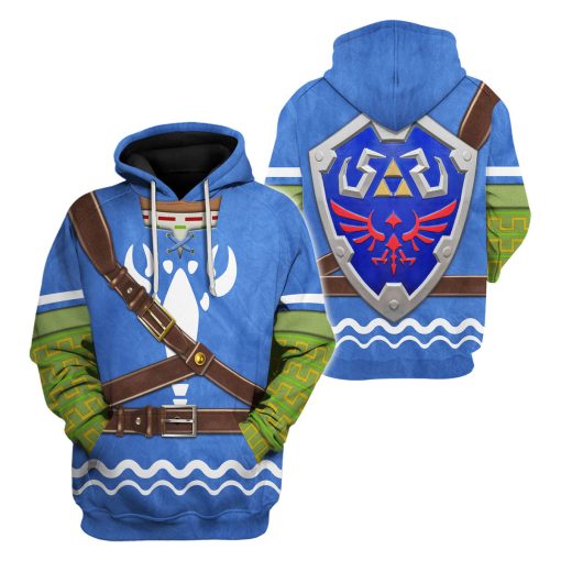 Hero's Clothes - Wind Waker Attire Shield Unisex Hoodie Sweatshirt T-shirt Sweatpants Cosplay