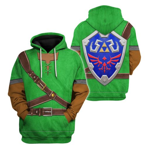 Link Iconic Shield Iconic Costume Unisex Hoodie Sweatshirt T-shirt Sweatpants Cosplay