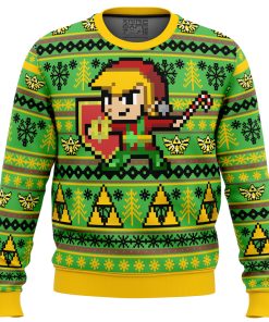 Zelda Holiday Link Ugly Christmas Sweater