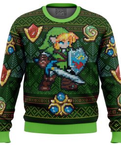 Zelda Link Green Ugly Christmas Sweater