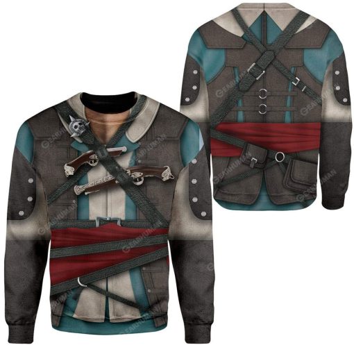 9Heritages Cosplay Assassin's Creed IV 4 Black Flag Edward Kenway T-Shirts Hoodies Apparel