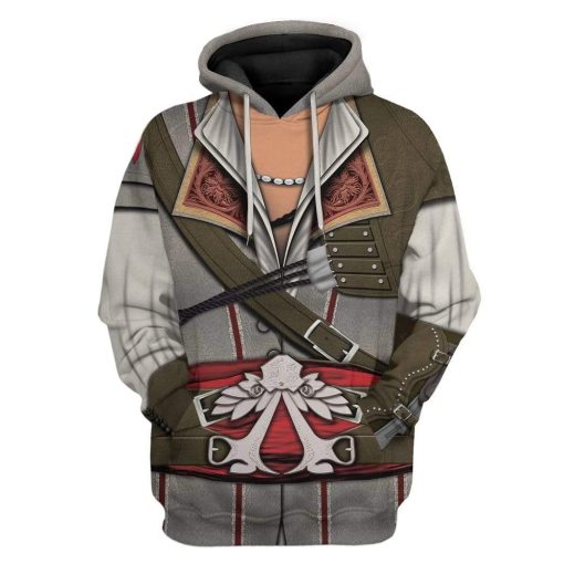 9Heritages 3D Cosplay Assassin Creed Ezio Auditore Custom T-Shirts Hoodies Apparel