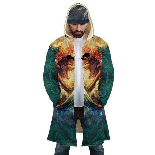 Trippy Attack on Titan Hooded Cloak Coat