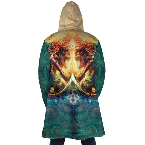 Trippy Attack on Titan Hooded Cloak Coat