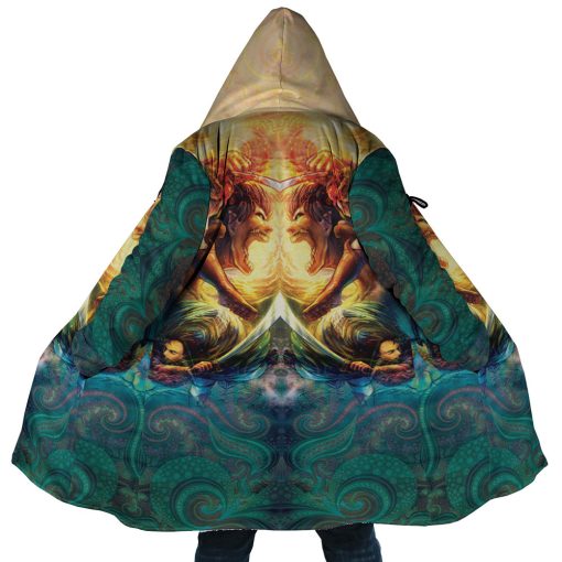 Trippy Attack on Titan Hooded Cloak Coat